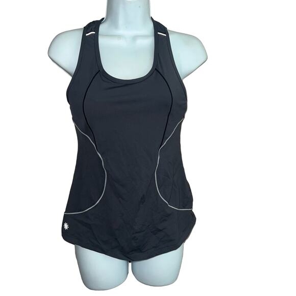 Athleta Tank Top Work Out Athletic Yoga Shirt Built in Bra Women’s Small - Picture 1 of 6